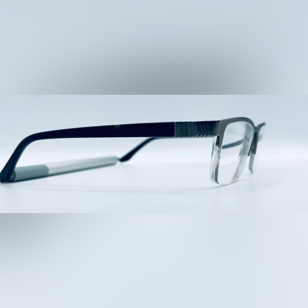 Spine SP2004 Gunmetal Square Half-Rim Sunglasses Frames Only